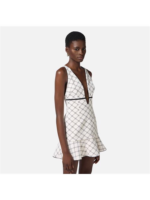 dress woman white ELISABETTA FRANCHI | ABS2251E2/E84